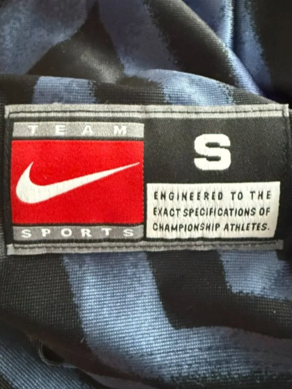 Nike USA Blue and Black Star Graphic Men's Jersey